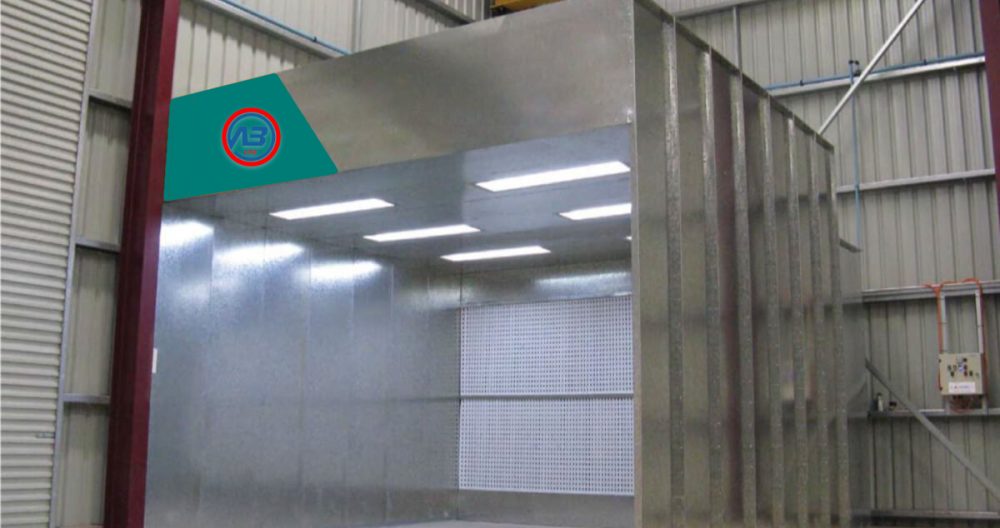 Open Face Enclosed Spray Booths